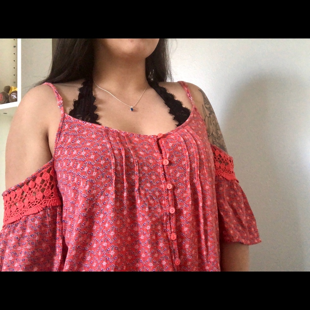 Off the Shoulder Floral Top
